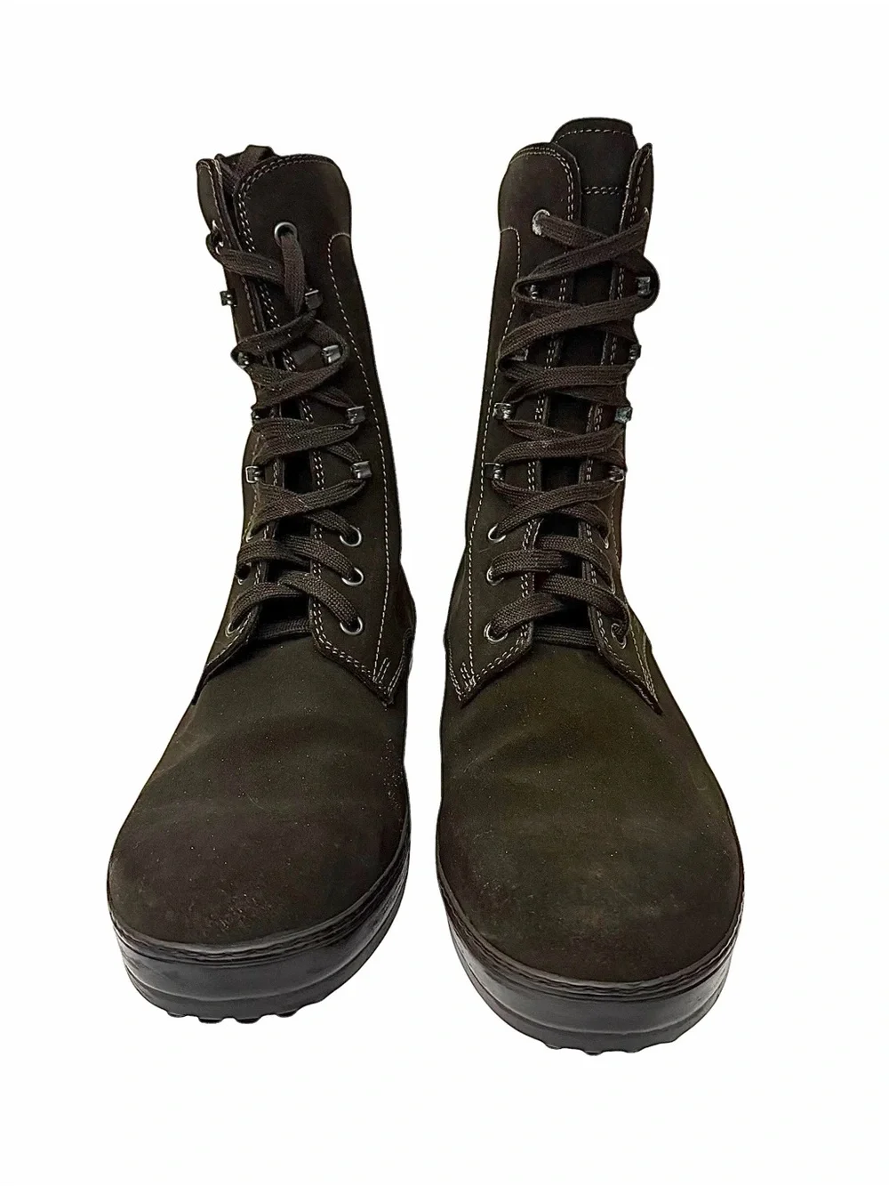 TOD’S Winter Gommino Brown Suede Ankle Boots – Men’s Size 7.5D – Made in Italy